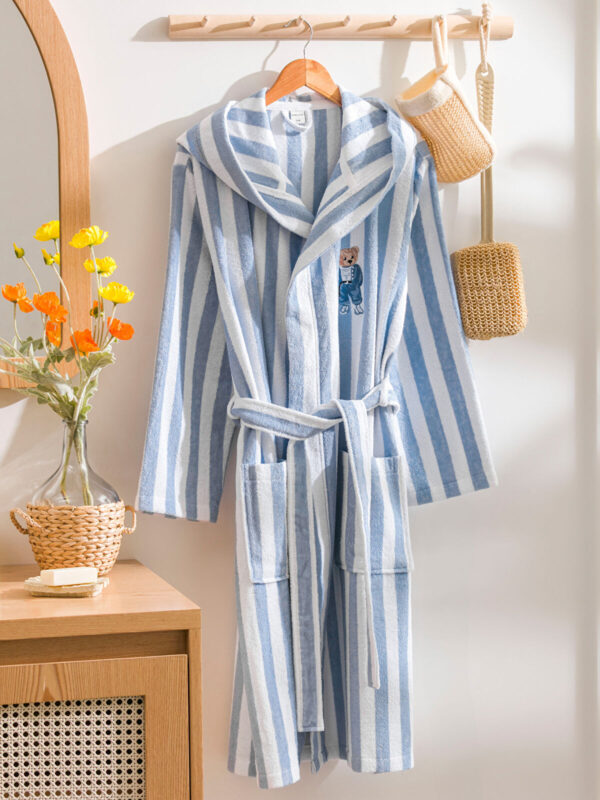 robe teddy bear embroidered product image