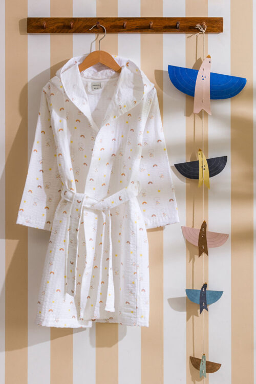 Printed Hooded Girl Child Dress