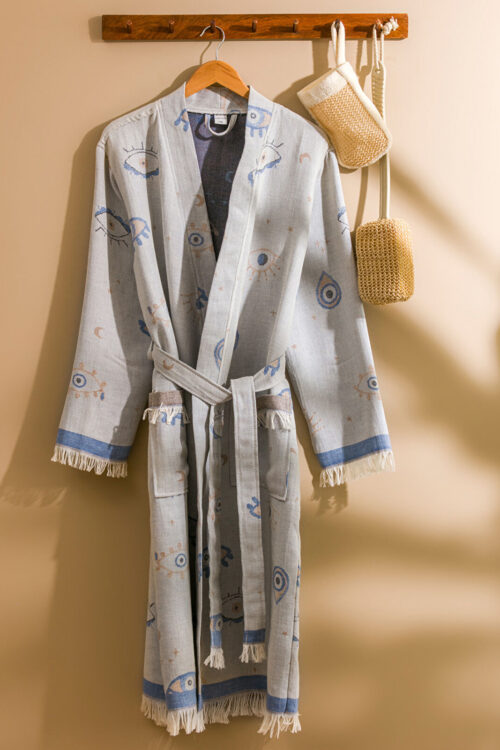 Printed Cotton Women’s Bathrobe