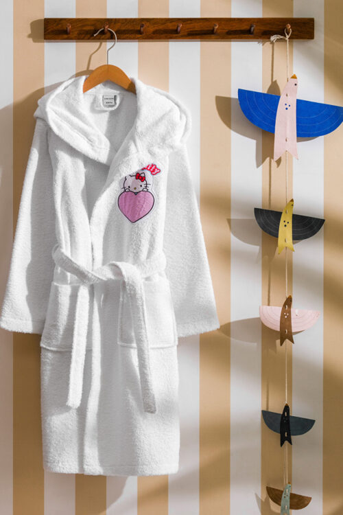 Hello Kitty Embellished Girls’ Robe