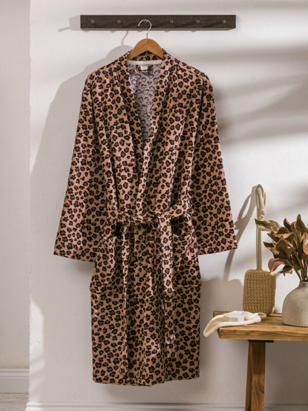 robe leopard print cotton product image