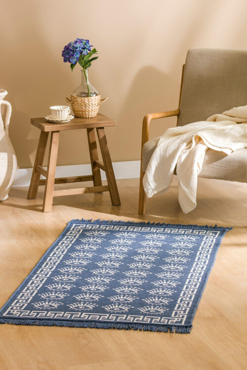 Eye-Motif Double-Sided Rug 80×140 cm