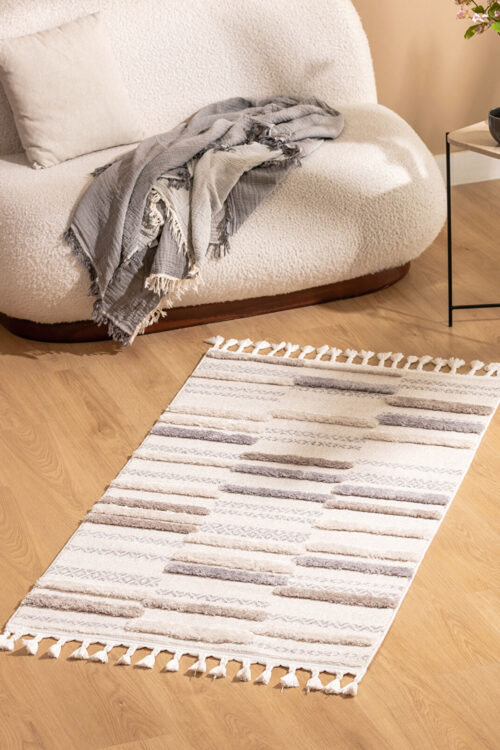 Patterned with Tassels Rug 80×150 cm