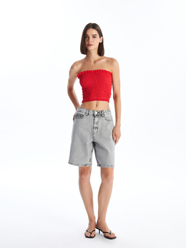 jeans bermuda fit women's product image