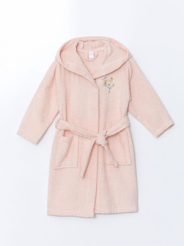 bathrobe floral girl baby product image
