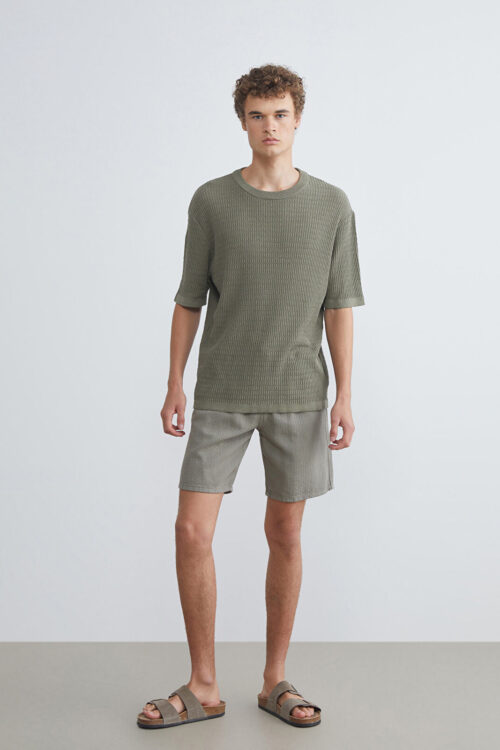 Comfort Fit Men’s Linen Short