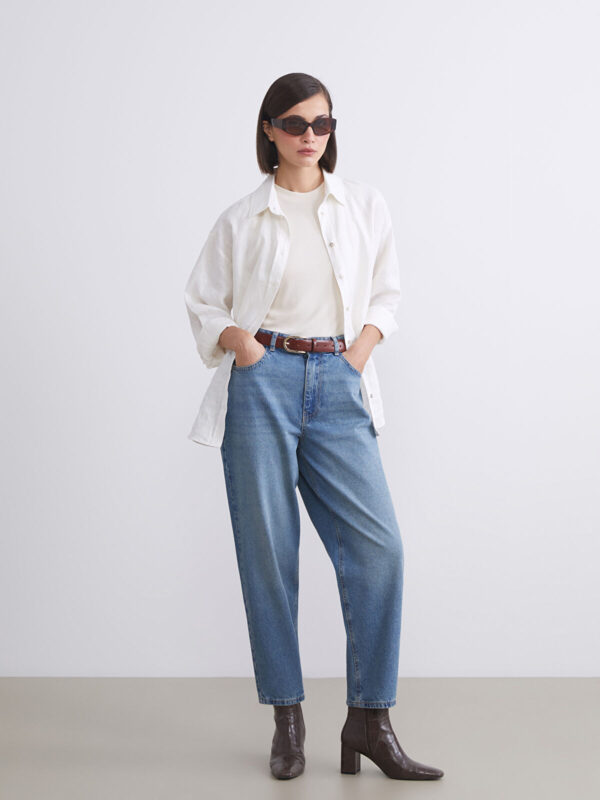 jeans barrel fit women's product image