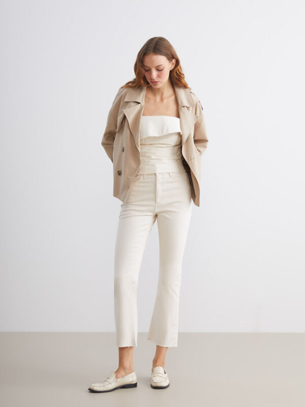 jeans crop flare women's product image